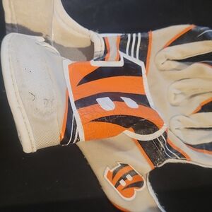 Orange and Black Sports Gloves